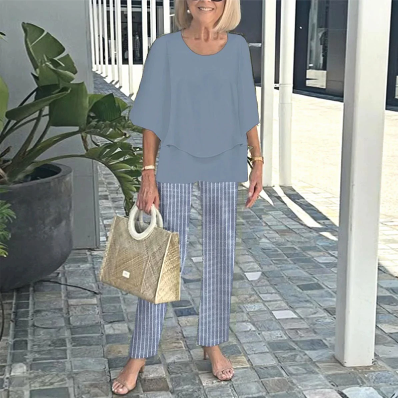 Chic Printed Lounge Set for Everyday Wear