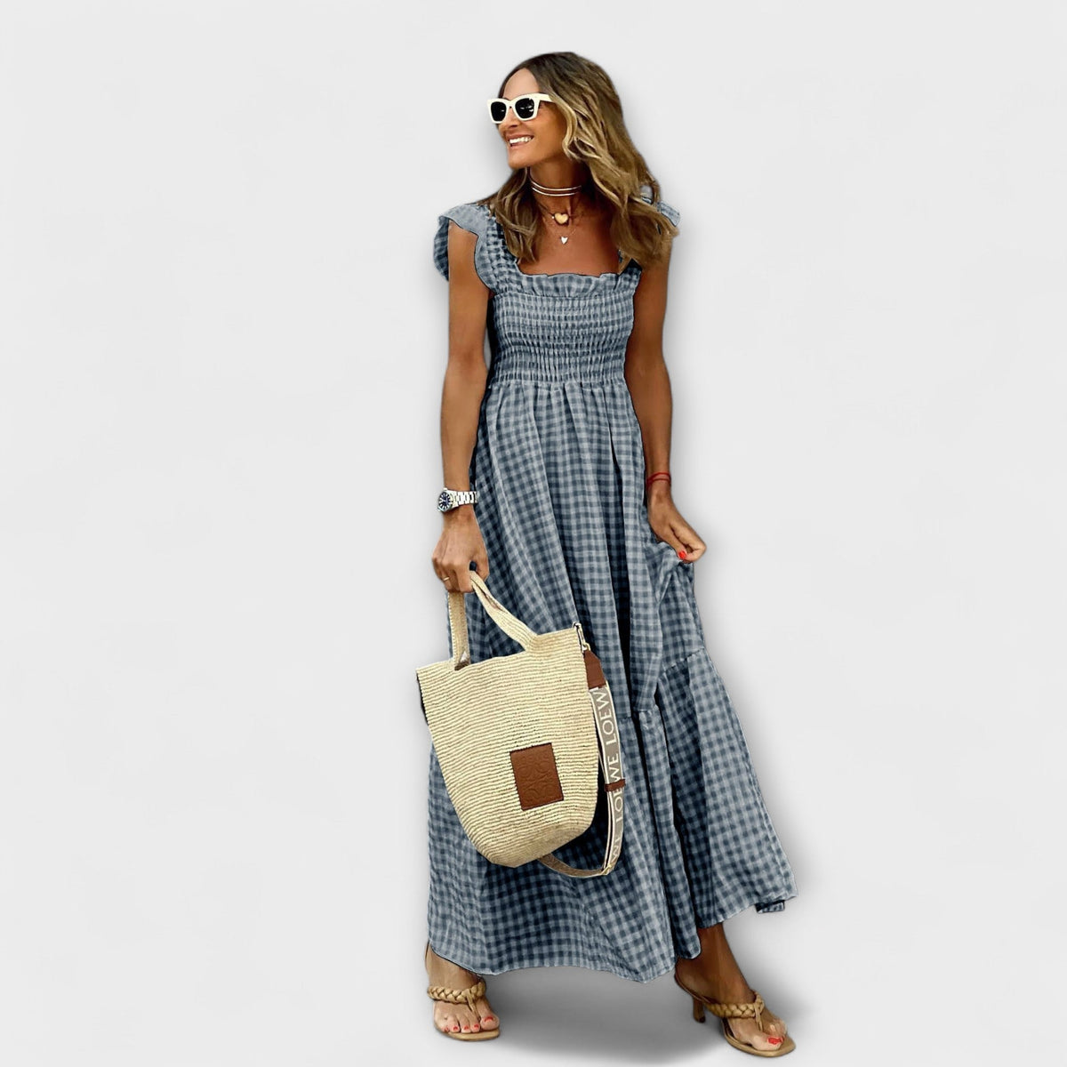 Chic Ruffled Sleeve Maxi Dress for Any Occasion