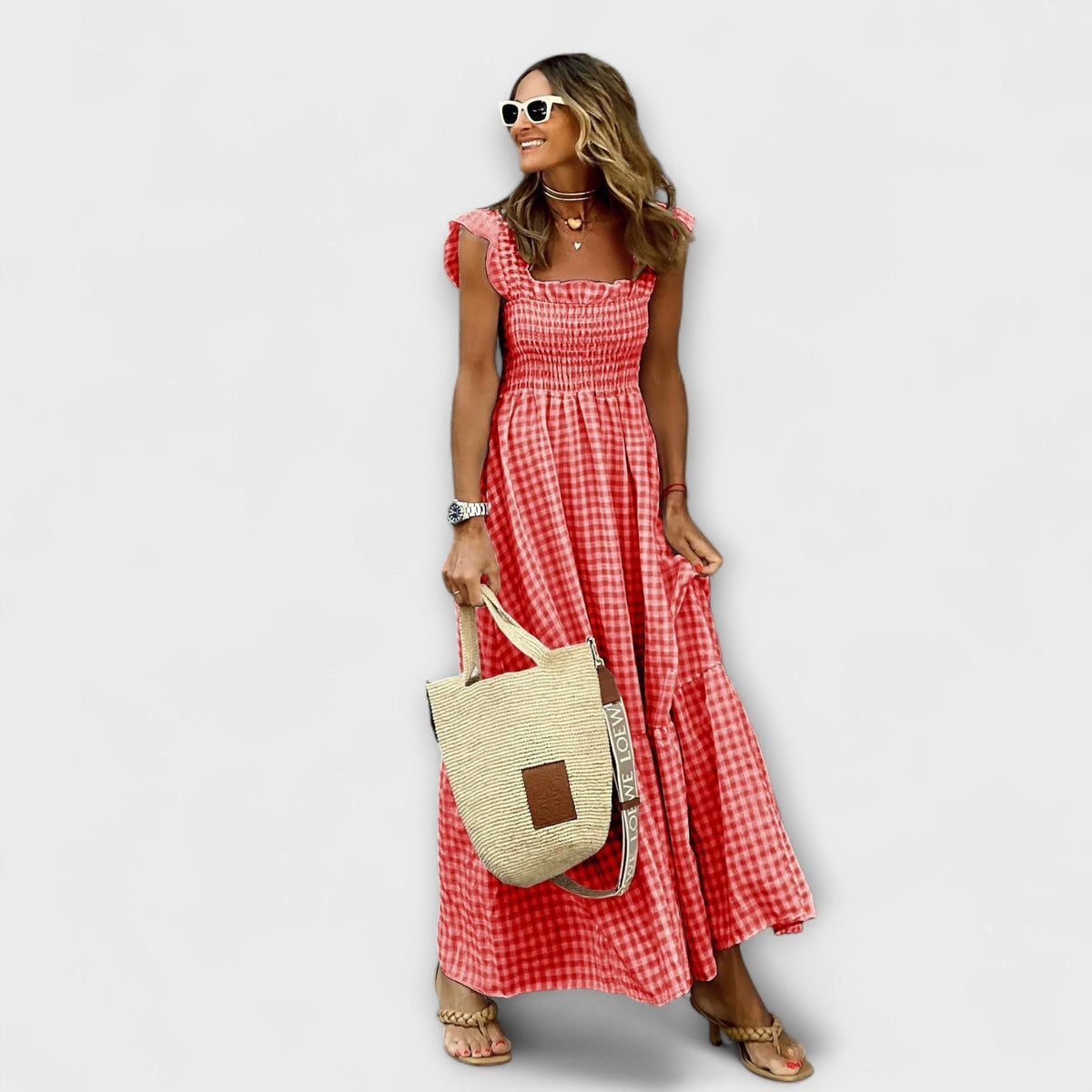 Chic Ruffled Sleeve Maxi Dress for Any Occasion