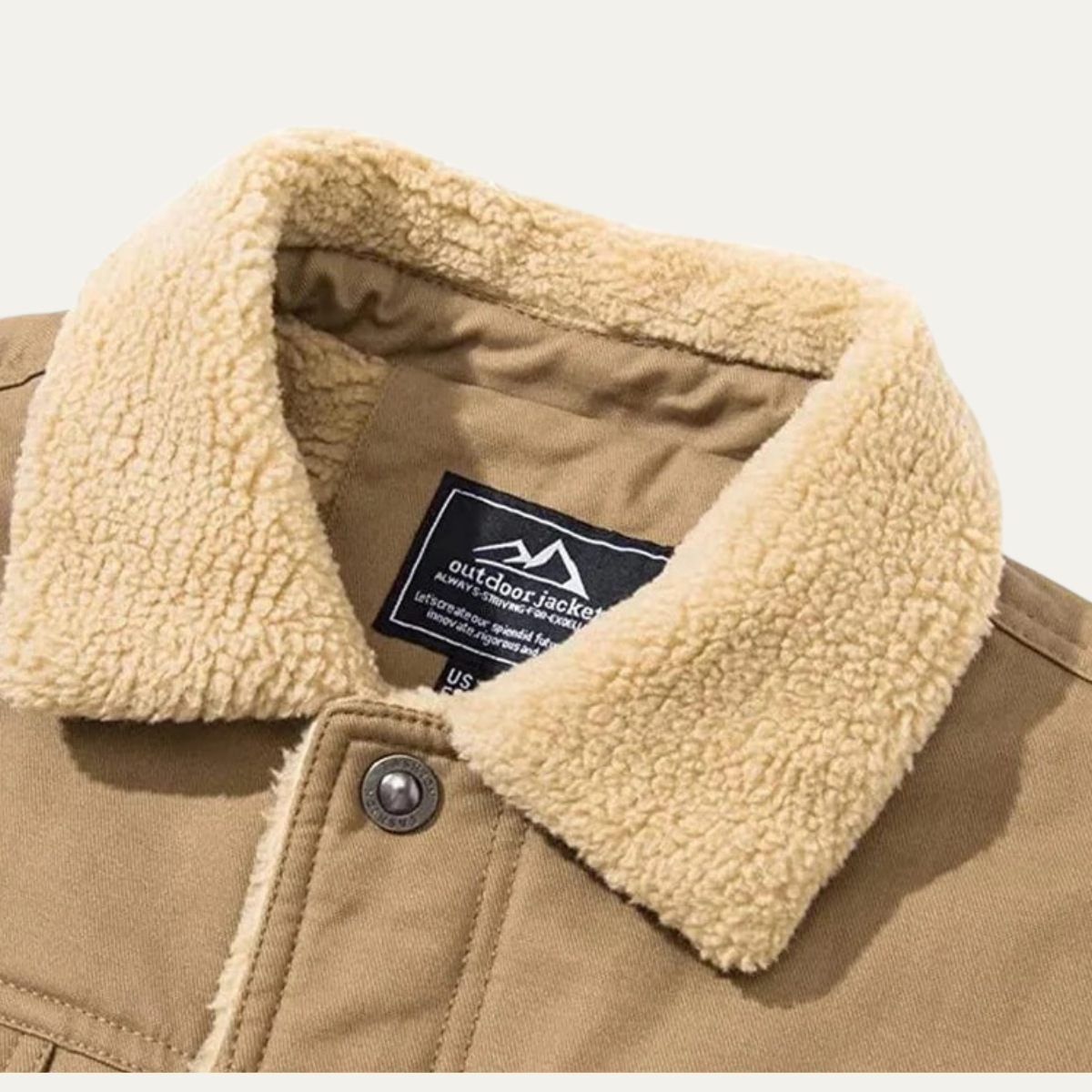 Men's Winter Coat Tailored Fit Multiple Pockets Warm 4
