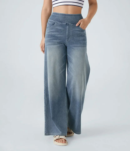 Women's High Rise Jeans Stretch Skinny Fit Trousers 9