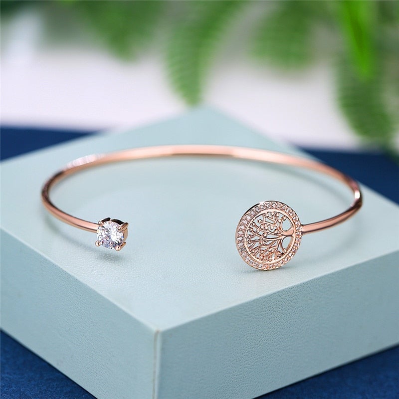 Flexible Life Tree Bangle