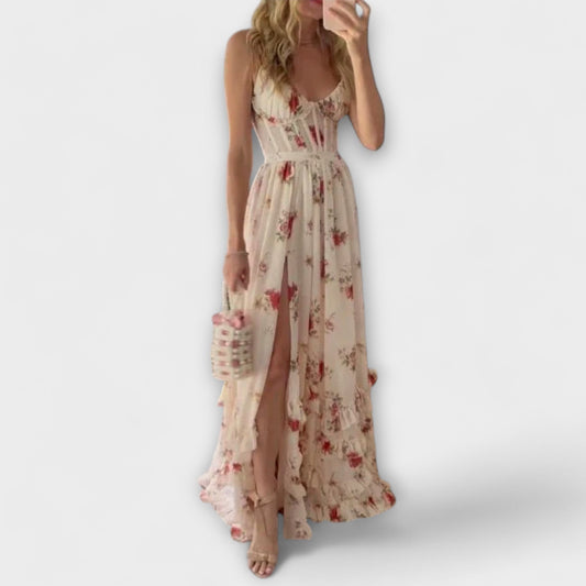 Floral Patterned Prom Dress for Special Occasions