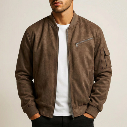 Men's Jacket | Front-Zip & Stand Collar 5