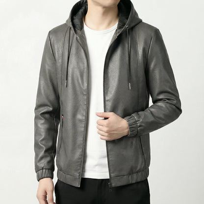 Men's Water-Resistant Adjustable Hooded Jacket Coat 9