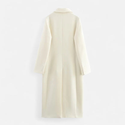Women's Double-Breasted Trench Coat Tailored Lapel Collar 3