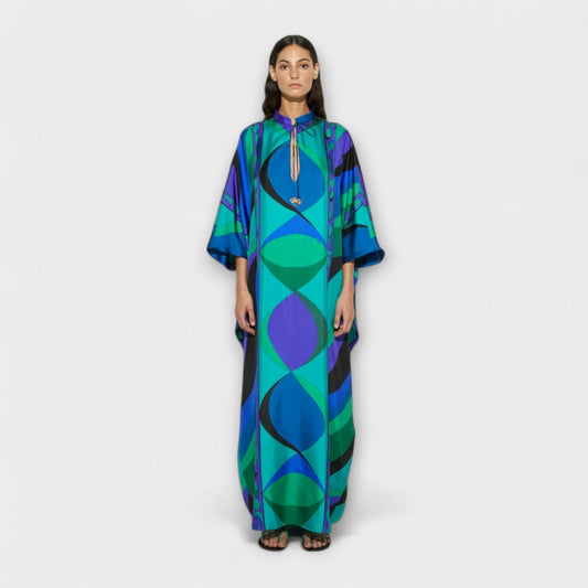 Harper - Colorful Psychedelic Kaftan for Beach & Festival Wear