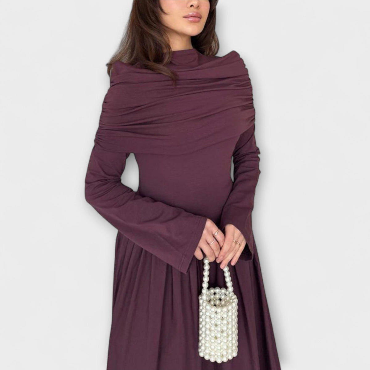 Jessica - Chic Pleated Dress for Everyday Wear