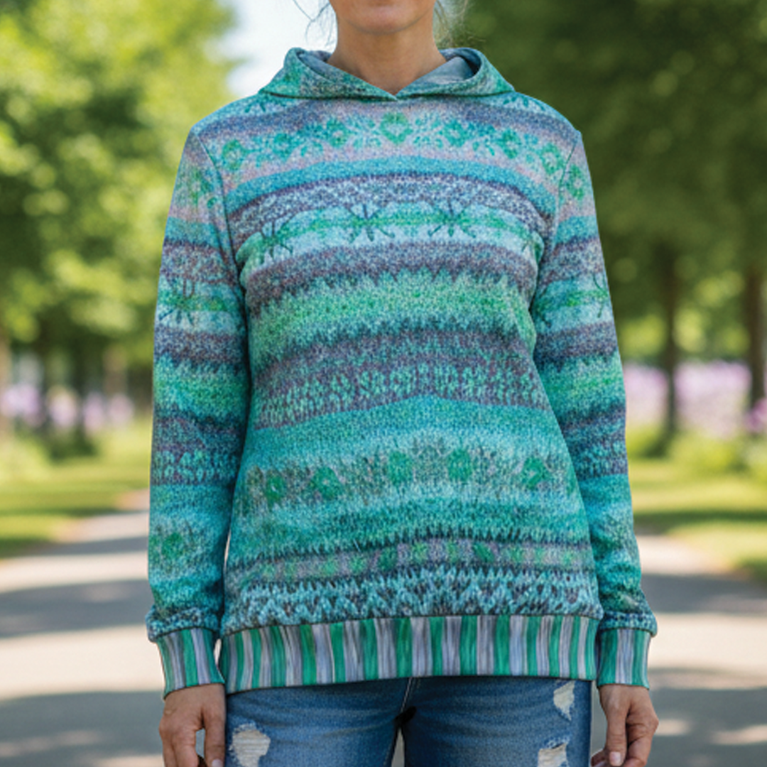 Judy – Stylish Printed Hoodie for Everyday Wear