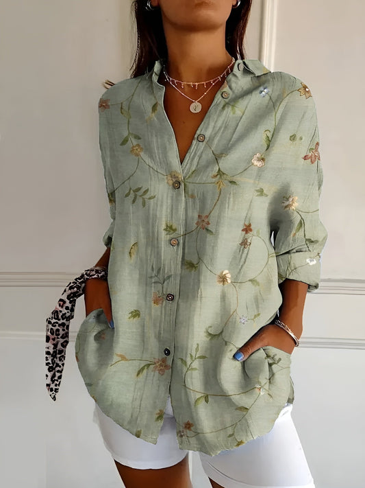Maia | Floral Chiffon Blouse for Every Occasion