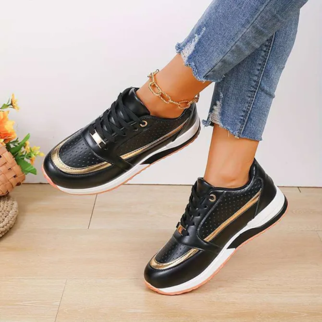 Margaret - Stylish Lace-Up Sneakers for Active Days