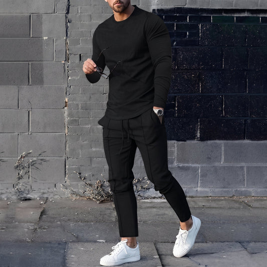 Men's 2 Piece Tracksuit Set Tapered Fit Jogger Set