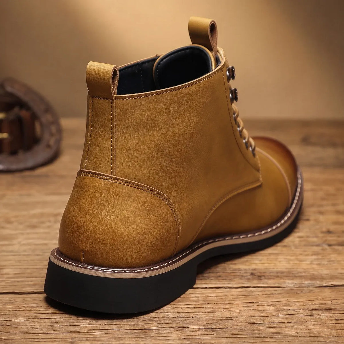 Men's Ankle Work Boots | Lace Up Support & Durability