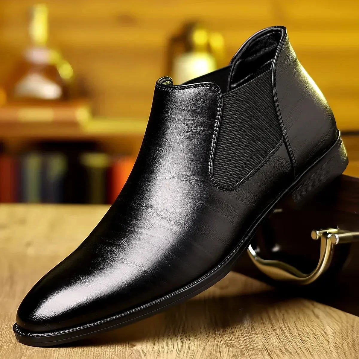 Men's Ankle Work Boots | Low Heel & Durable Support