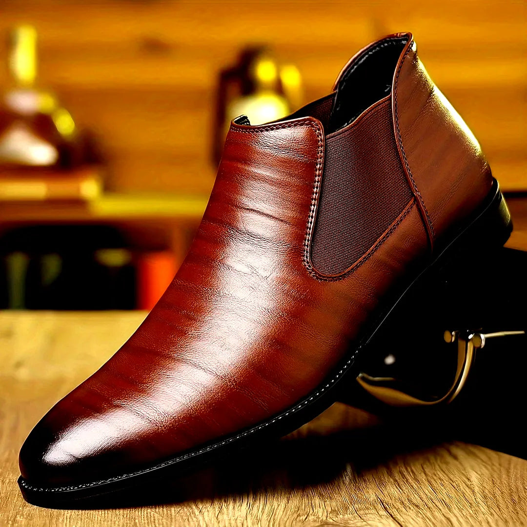 Men's Ankle Work Boots | Low Heel & Durable Support