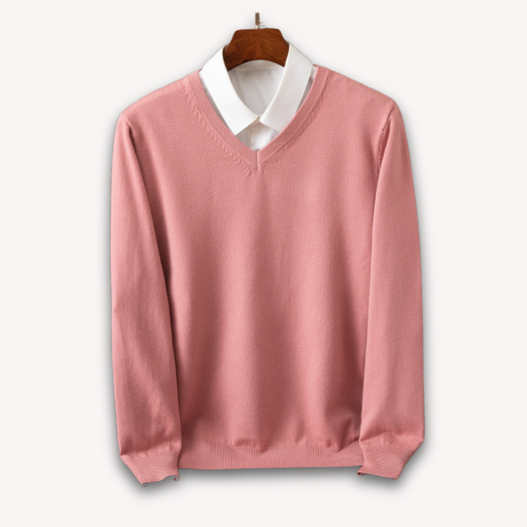 Men's Black V-Neck Sweater for Every Occasion