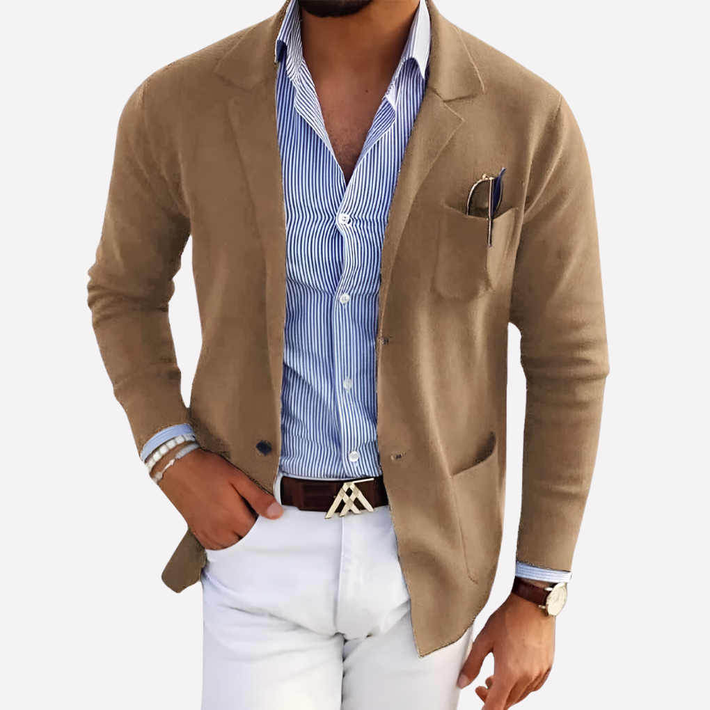 Men's Blazer | Notch Lapel & Chest Pocket