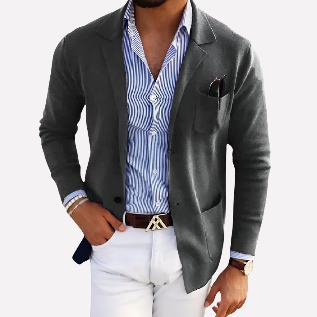 Men's Blazer | Notch Lapel & Chest Pocket