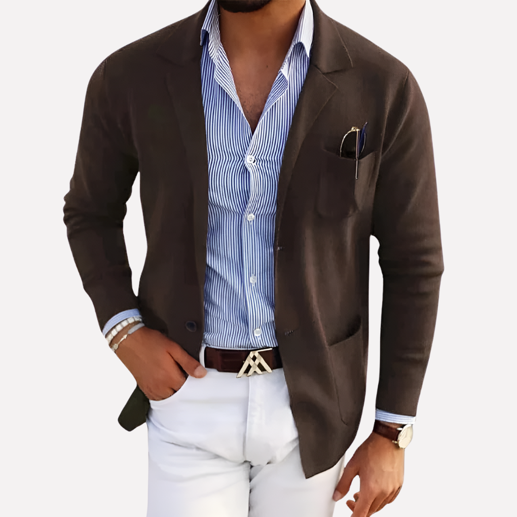 Men's Blazer | Notch Lapel & Chest Pocket