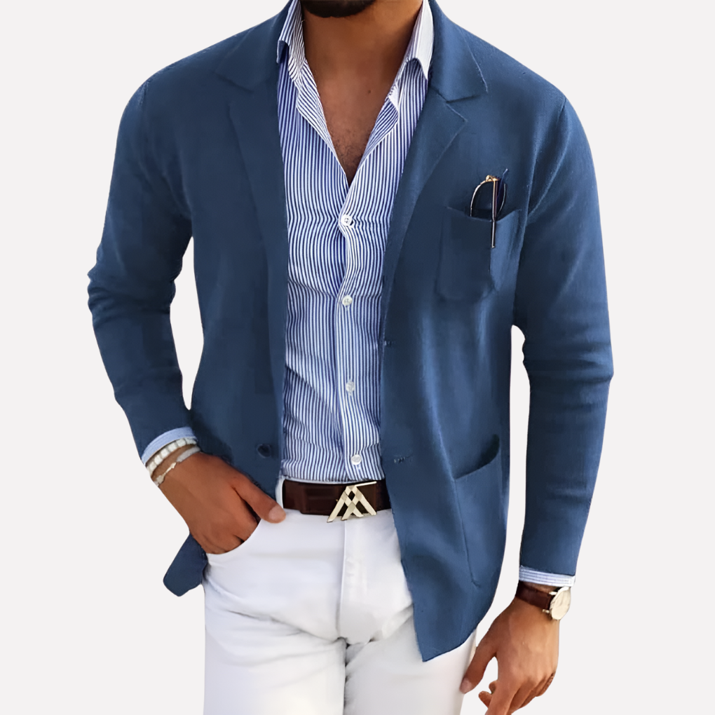 Men's Blazer | Notch Lapel & Chest Pocket