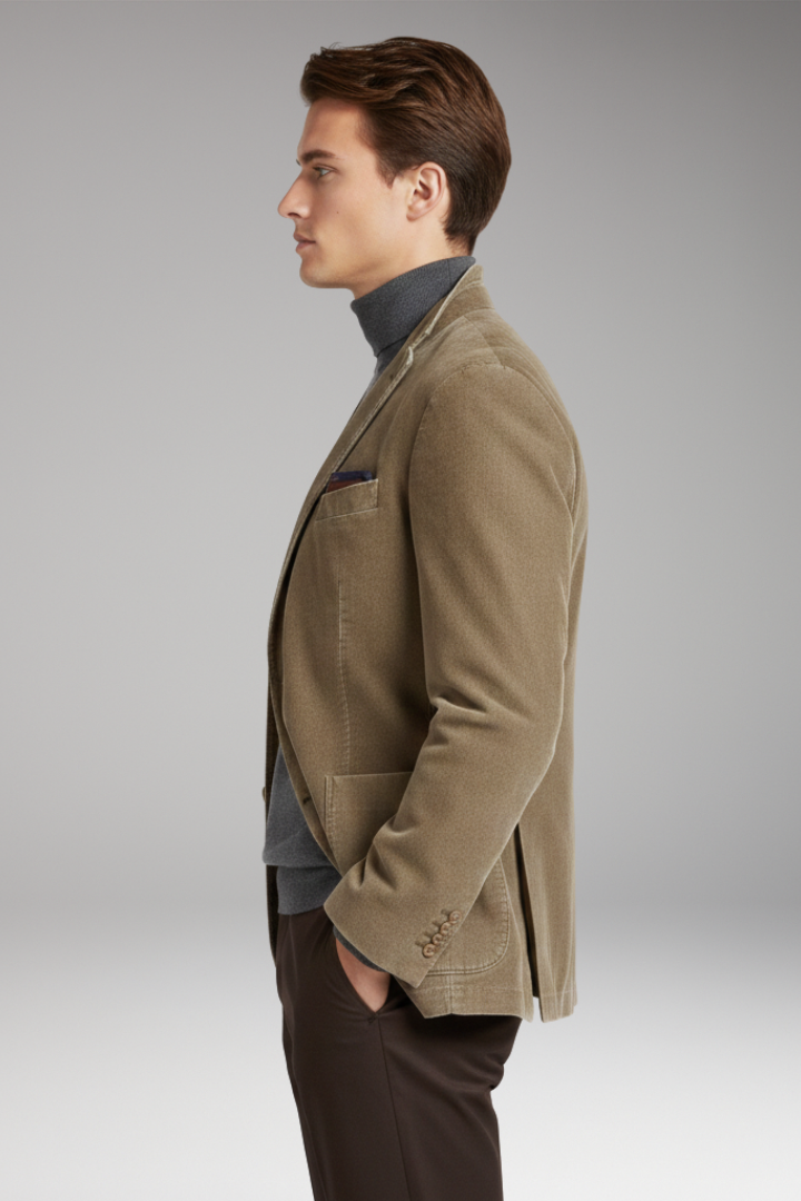 Men's Blazer | Notched Lapel & Structured Fit