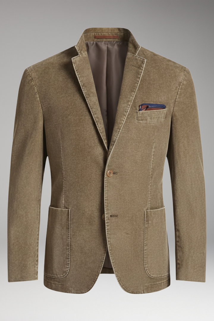 Men's Blazer | Notched Lapel & Structured Fit