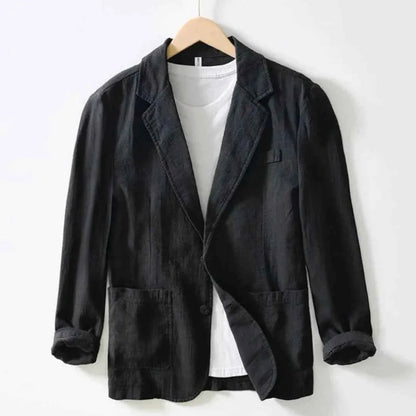 Men's Blazer | Single Button & Notch Lapel