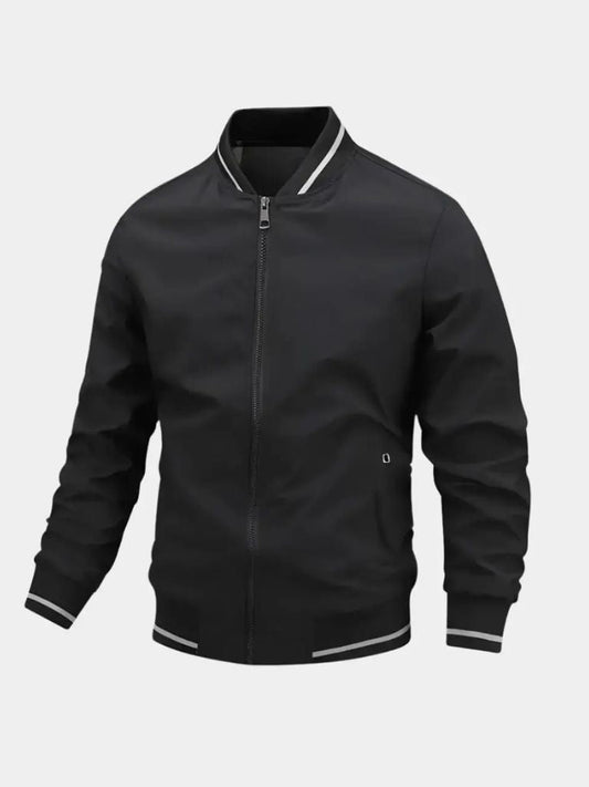 Men's Bomber Jacket | Classic Baseball Style & Relaxed Fit