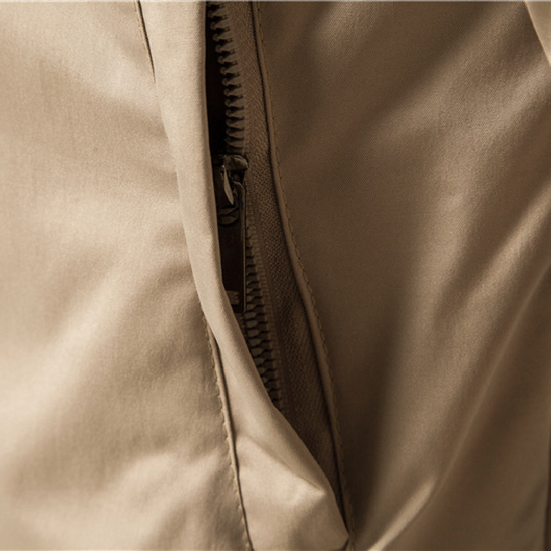 Men's Bomber Jacket | Full Zip & Ribbed Trim
