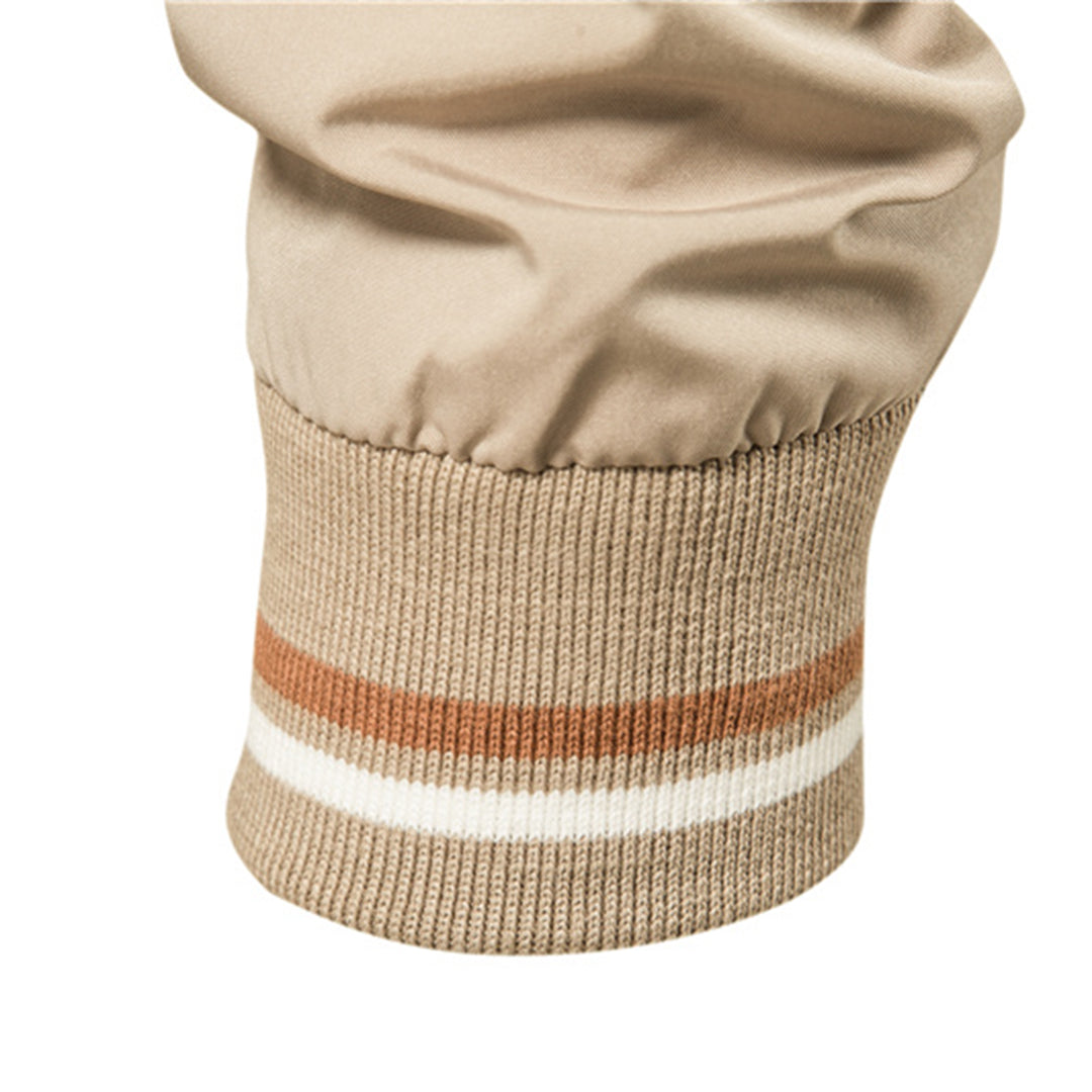 Men's Bomber Jacket | Full Zip & Ribbed Trim