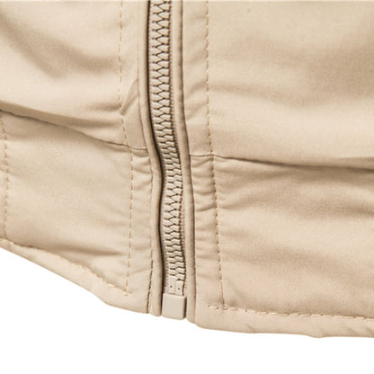 Men's Bomber Jacket | Full Zip & Ribbed Trim