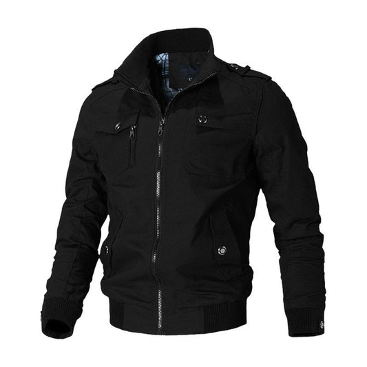 Men's Bomber Jacket | Multi-Pocket Utility Design