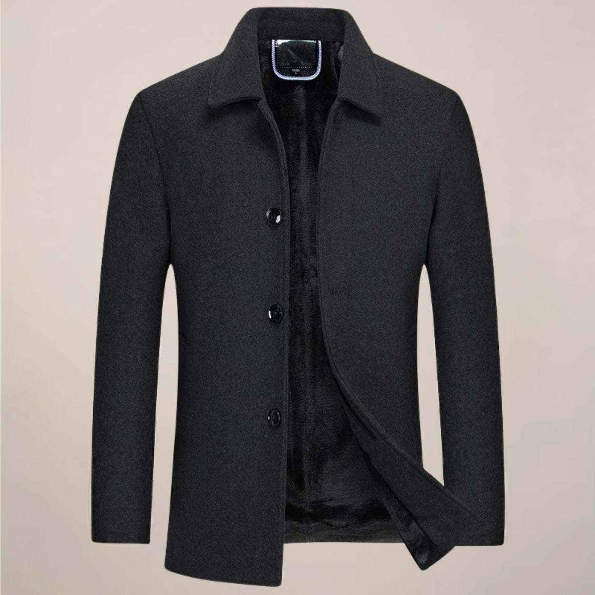 Men’s Button-Up Jacket – Stylish Outerwear for Fall/Winter