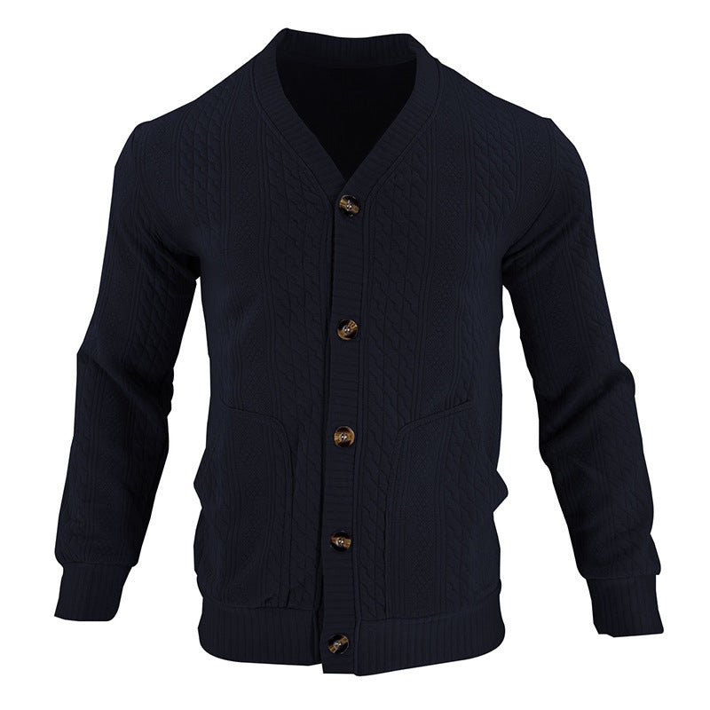 Men's Cable Knit Cardigan | Button-Up Warmth