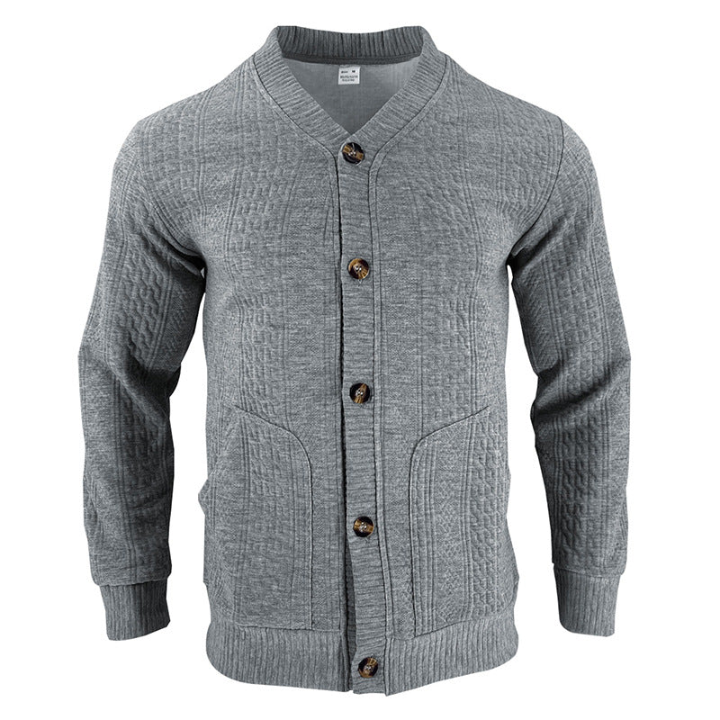 Men's Cable Knit Cardigan | Button-Up Warmth