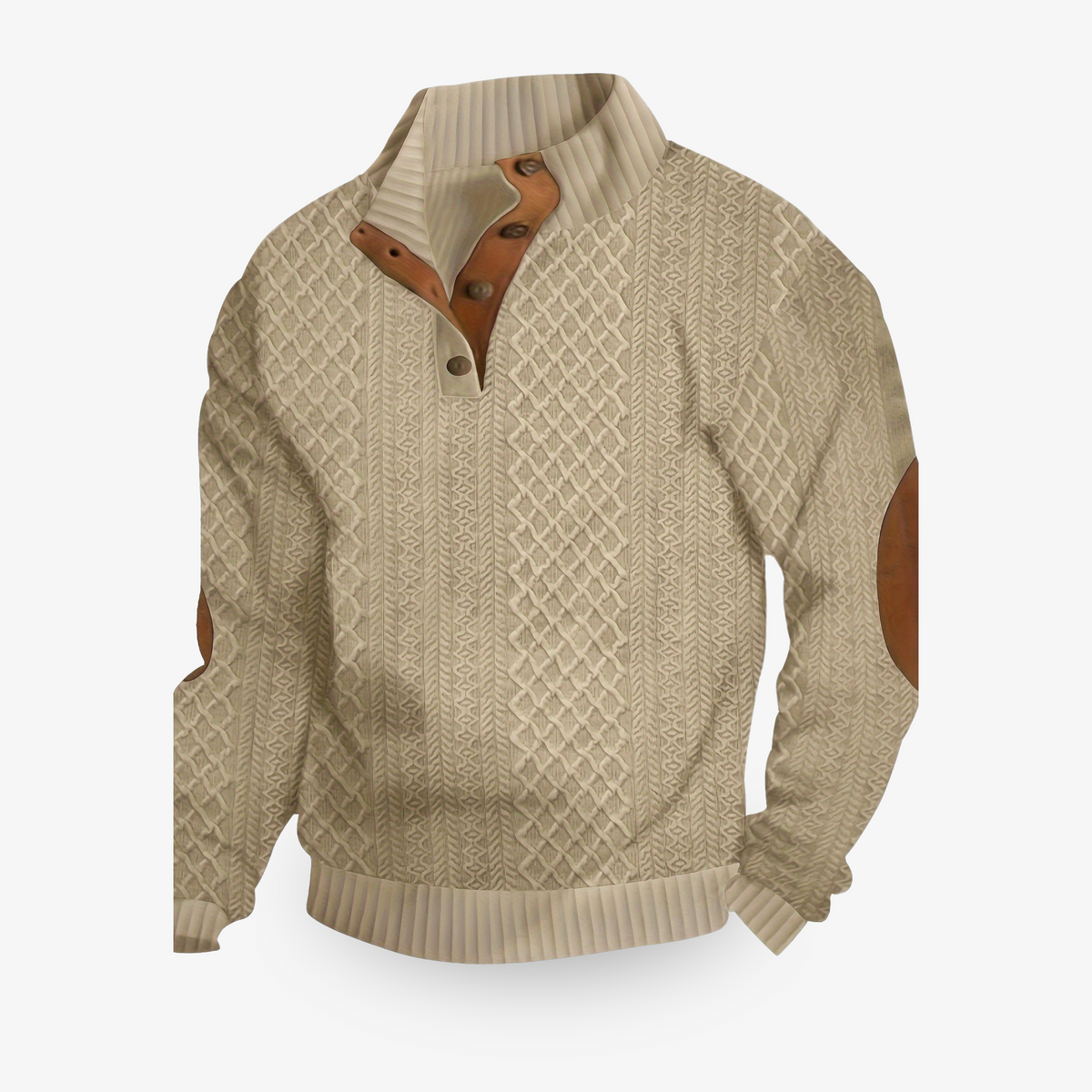 Men's Cable Knit Jumper | Warm & Elegant
