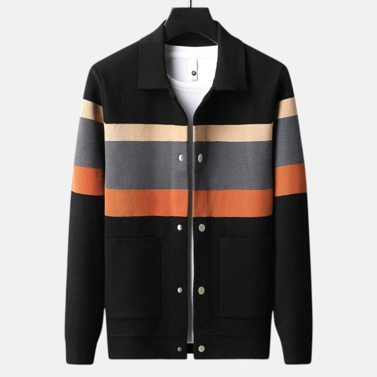 Men's Cardigan | Warm Structure & Modern Fit