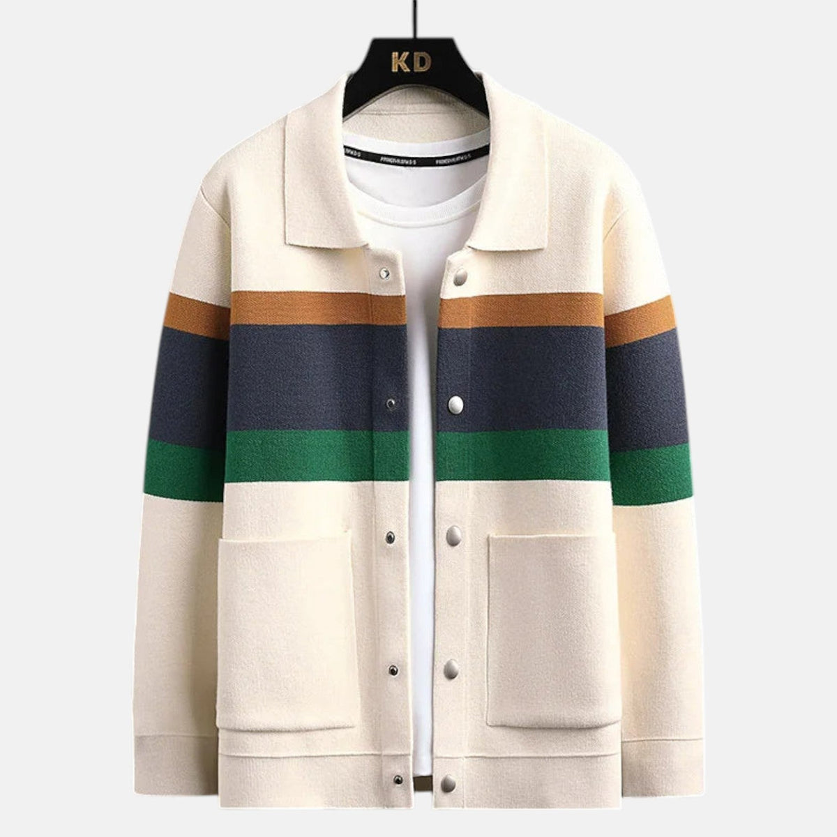 Men's Cardigan | Warm Structure & Modern Fit