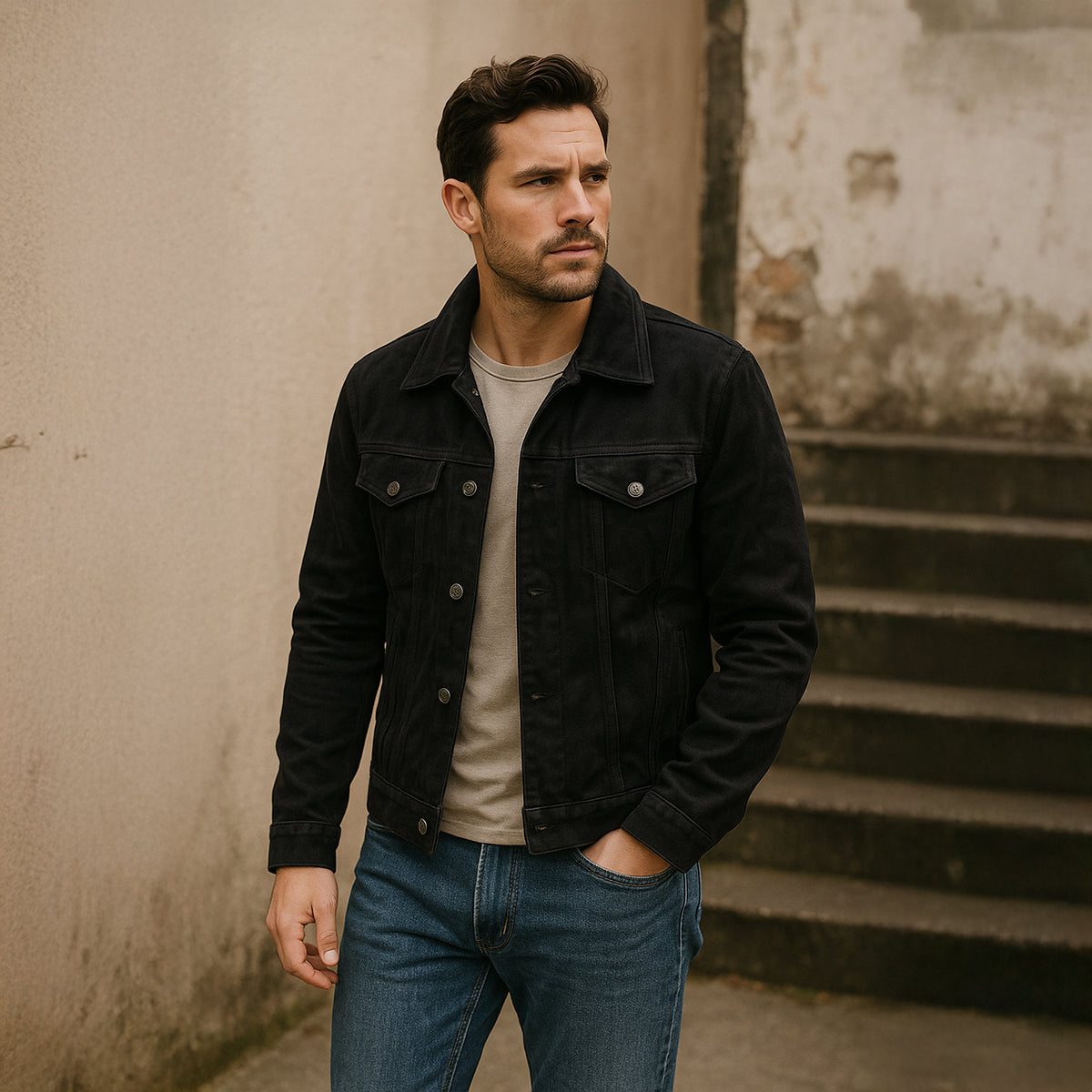 Men's Cargo Jacket | Lightweight & Comfortable