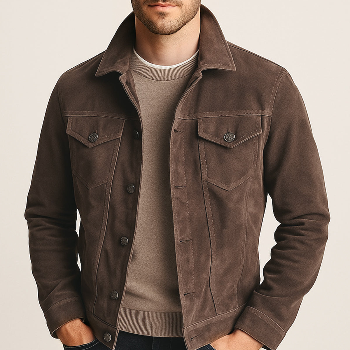 Men's Cargo Jacket | Lightweight & Comfortable