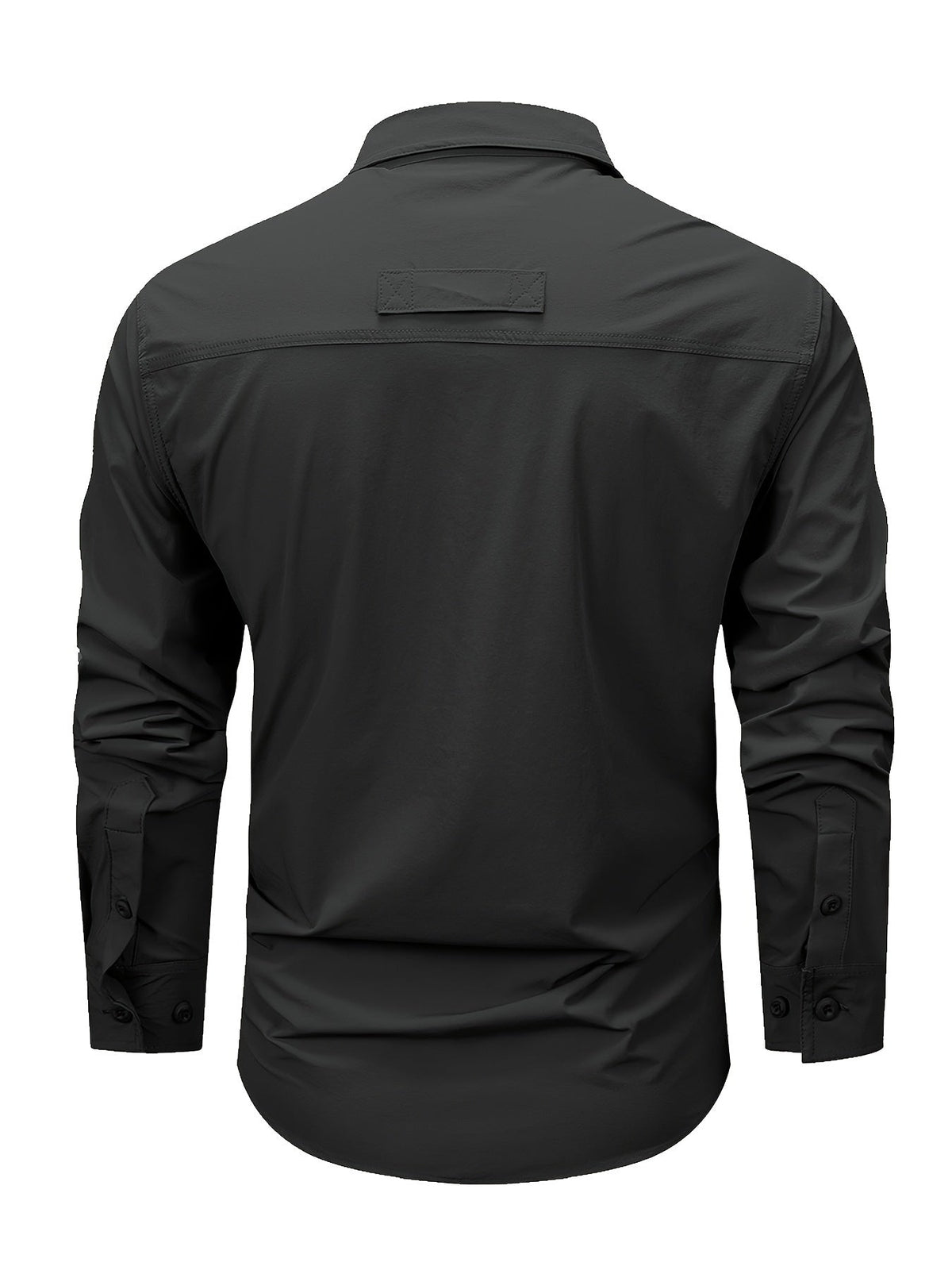 Men's Cargo Shirt Multi Pocket Relaxed Fit Long Sleeve