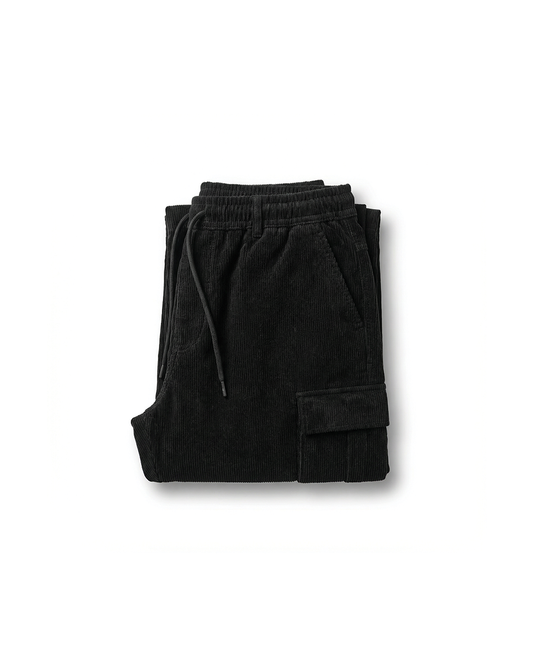 Men's Cargo Sweatpants Relaxed Fit Stretch Waistband