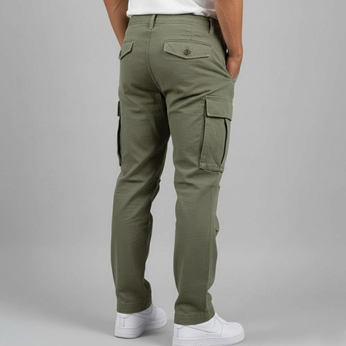 Men's Cargo Trousers | Multi-Pocket Streetwear Fit