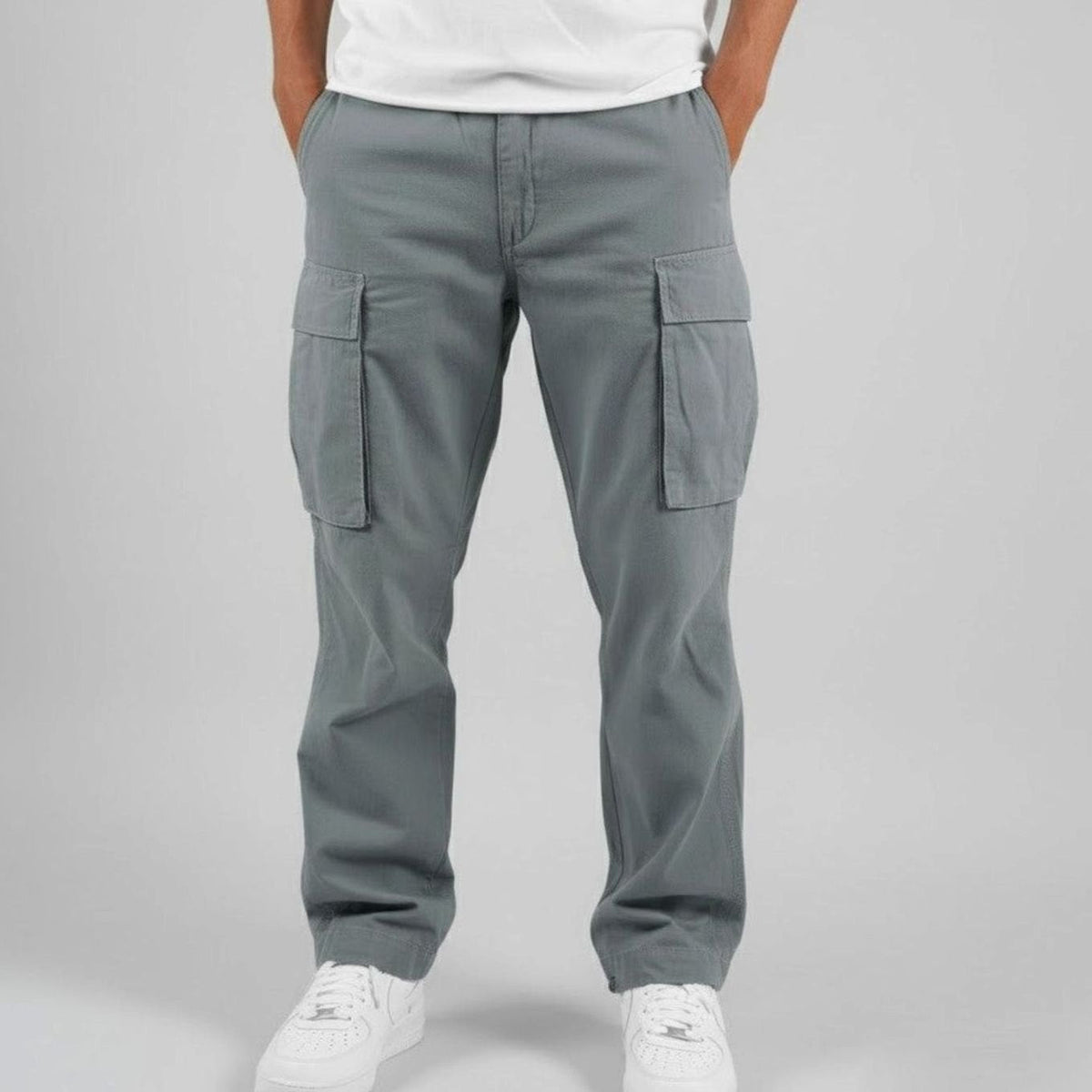 Men's Cargo Trousers | Multi-Pocket Streetwear Fit