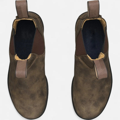 Men's Chelsea Boots Slip On Elastic Panels with Platform Sole Grip