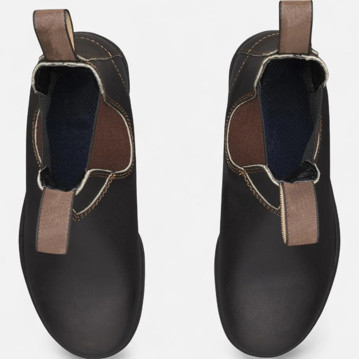 Men's Chelsea Boots Slip On Elastic Panels with Platform Sole Grip