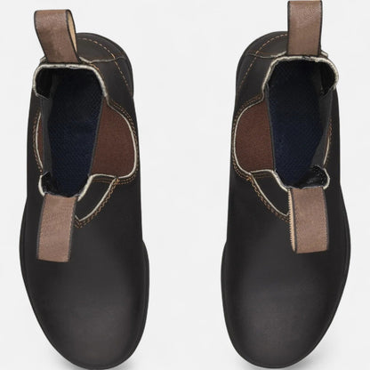 Men's Chelsea Boots Slip On Elastic Panels with Platform Sole Grip