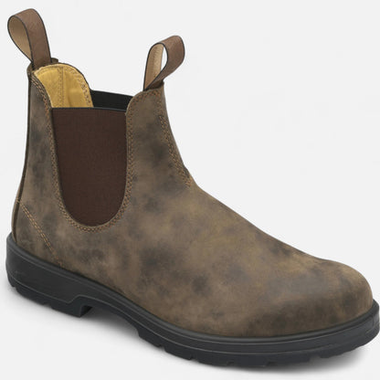 Men's Chelsea Boots Slip On Elastic Panels with Platform Sole Grip