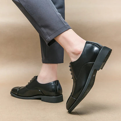 Men’s Classic Oxford Dress Shoes – Stylish Lace-Up Formal Footwear