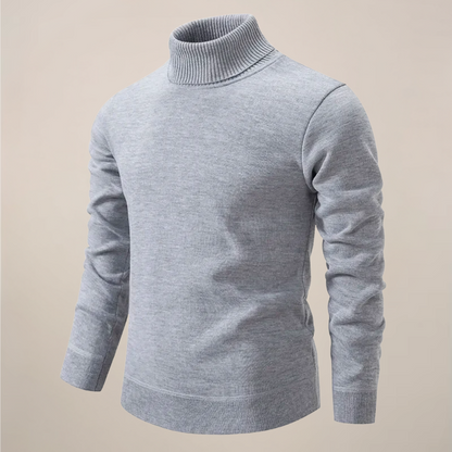 Men’s Classic Turtleneck Knit for Smart Casual Style